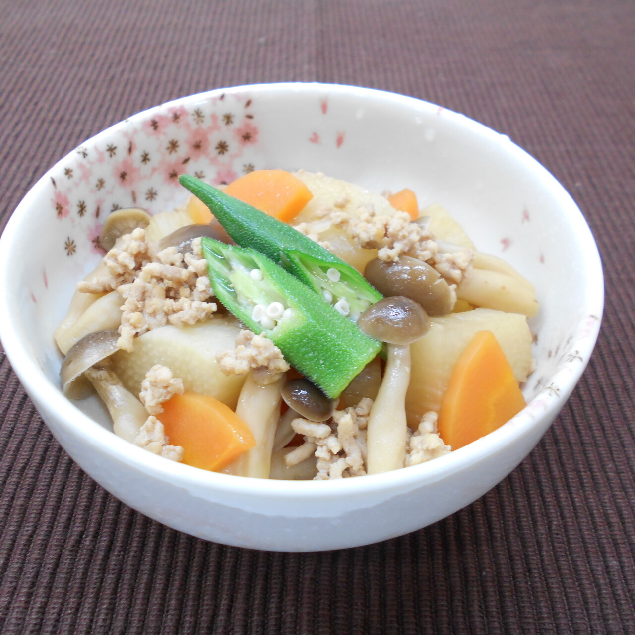 長芋のそぼろ煮