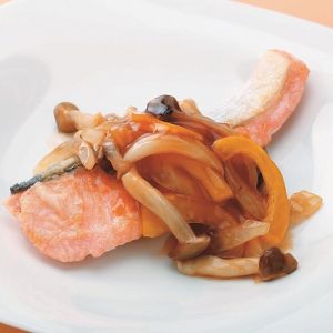 サニマキッチン甘酢あん 鮭ときのこの焼き野菜あんかけ