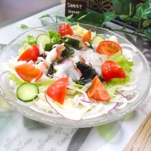 直七ごまドレッシング たことわかめのサラダ