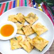 えびとたこのチヂミ