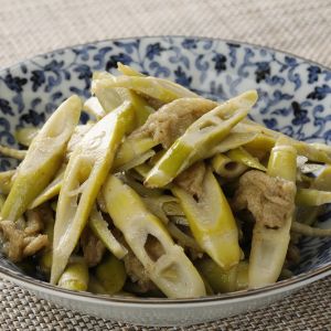 四方竹の炒め煮