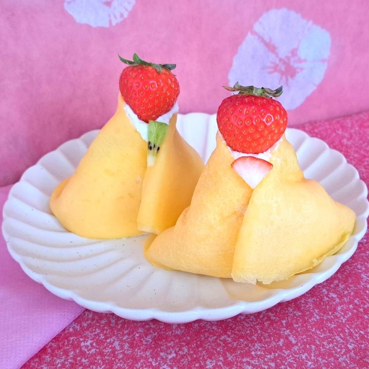 ひな祭りクレープ