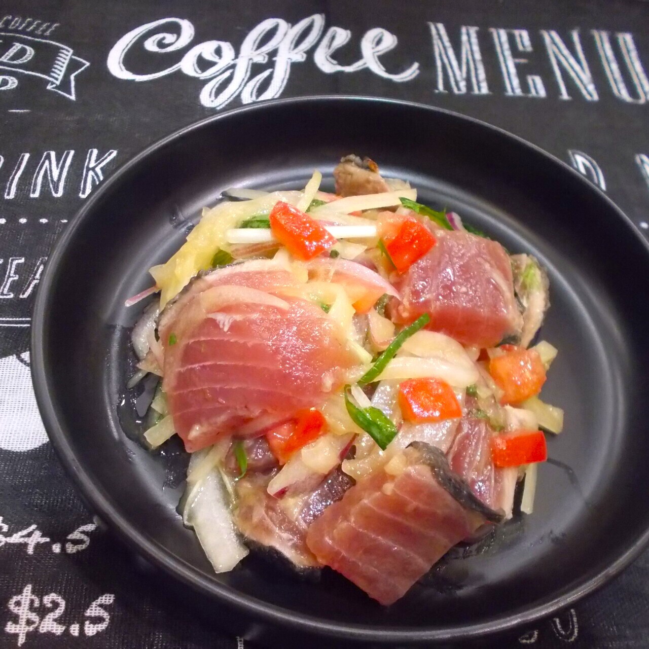 土佐風かつおのセビーチェ