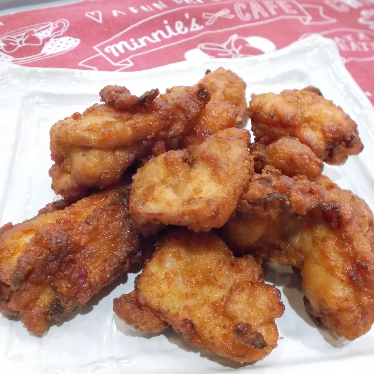 ごはんがすすむ！　ばかたれで鶏ももから揚げ