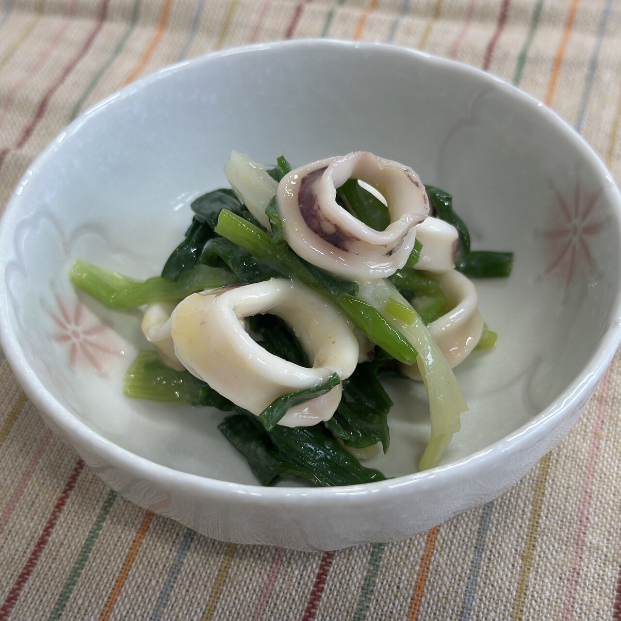 イカとわけぎの酢味噌和え