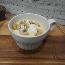 マグカップで作る米粉の蒸しパン