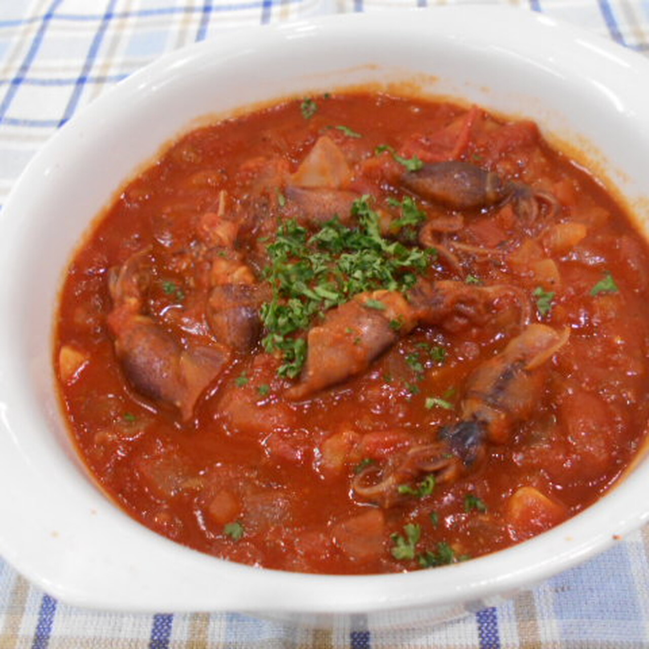 ホタルイカのトマト煮