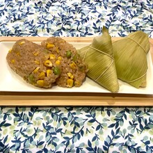 とうもろこしの皮で包んだちまき