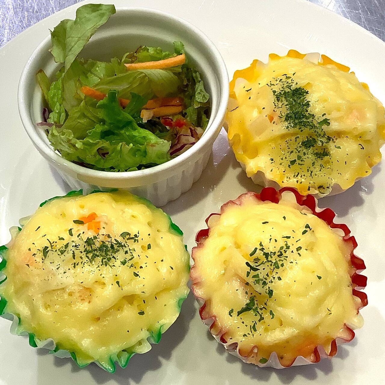 おかずチーズ蒸しパン