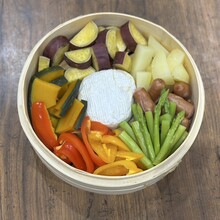 蒸籠蒸し⑤チーズフォンデュ