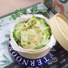 はじめてせいろ蒸しレタス１玉ぺろり♪ピエトロドレッシング