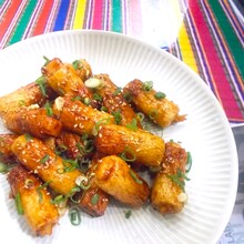 韓国風ちくわでトッポギ風