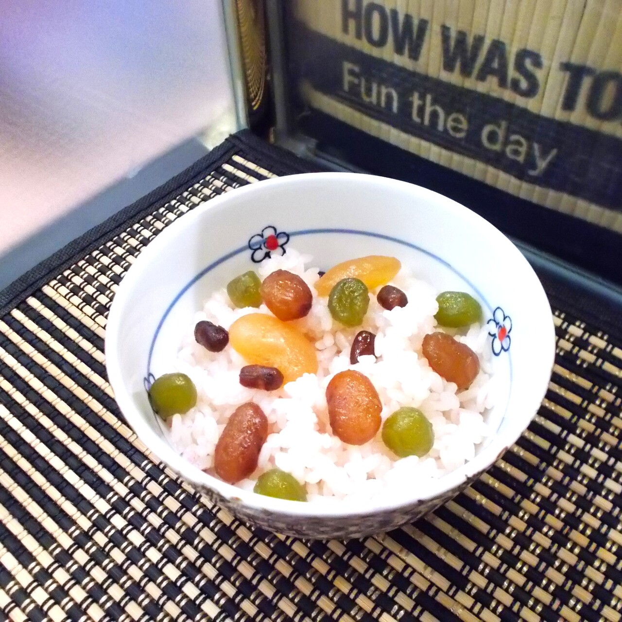 北海道のお赤飯風　炊飯器おこわ