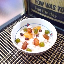 北海道のお赤飯風 炊飯器おこわ