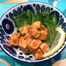 クリームチーズの赤だし味噌漬け