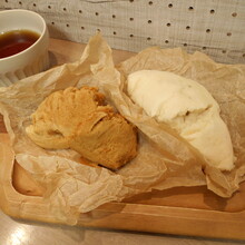 湯煎で作る米粉のみそ蒸しパン