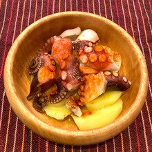 たことじゃがいものガリシア風