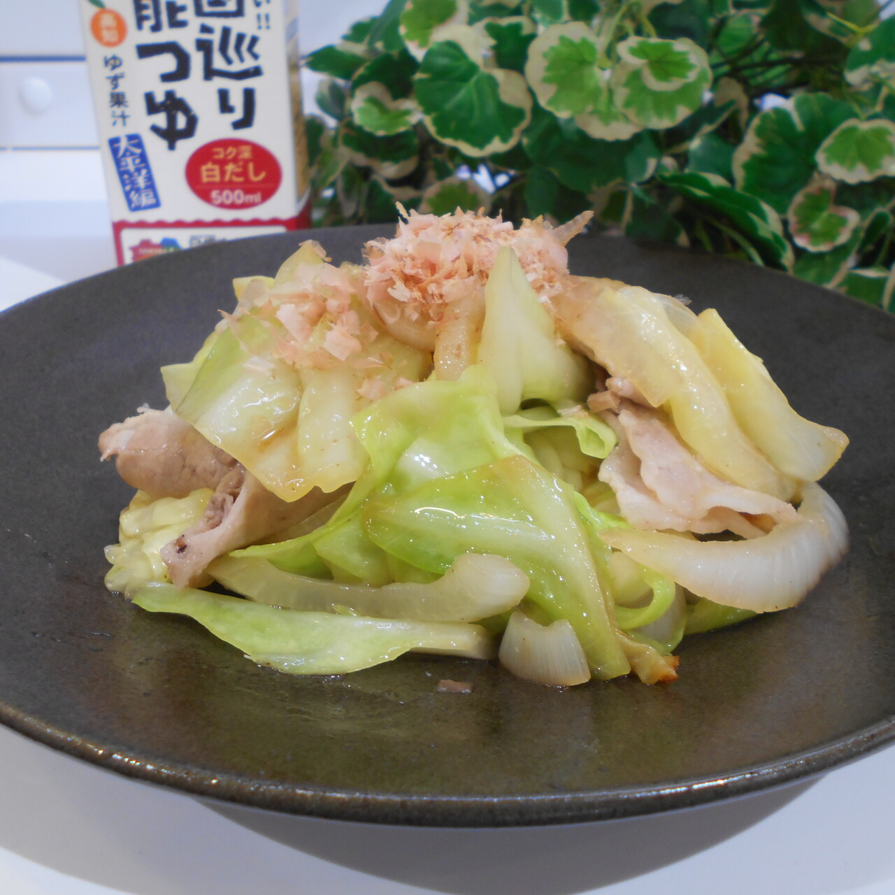 お四国巡り万能つゆで　キャベツ炒め