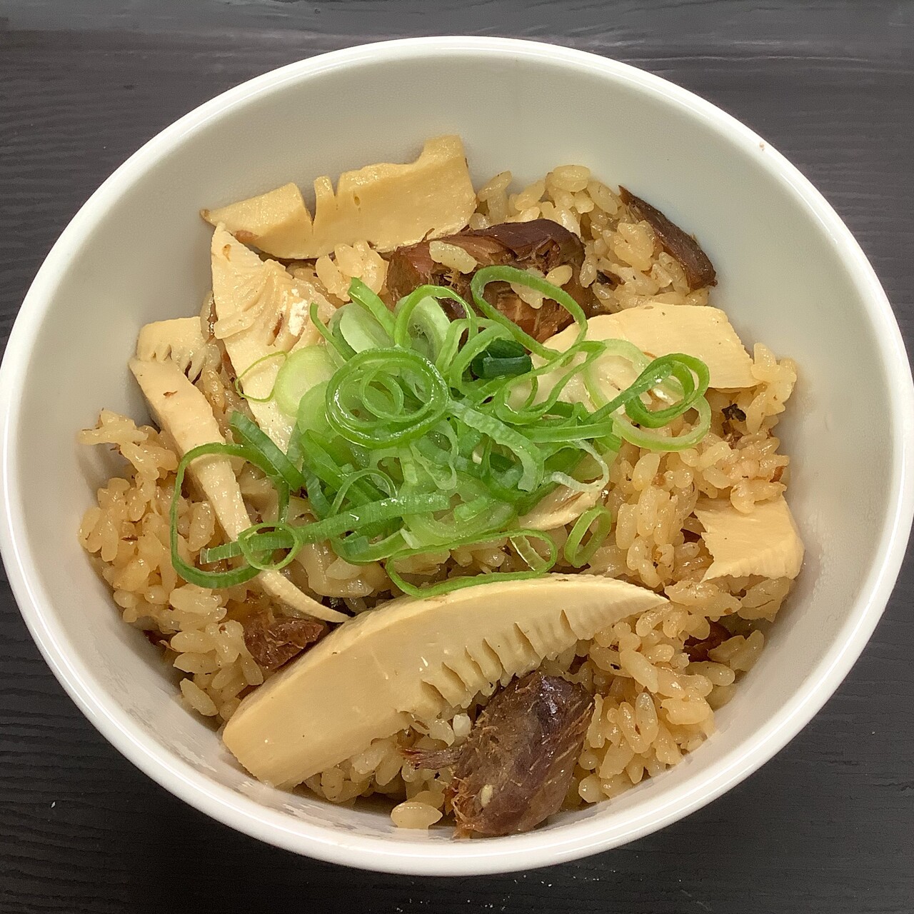 たけのことサバ缶の炊き込みご飯