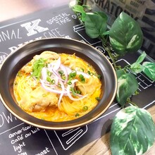 カオソーイ風　ケンミン焼きビーフン