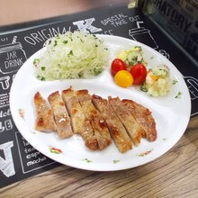 やわらかポークステーキ ダイショーつけ旨オイルうま塩味