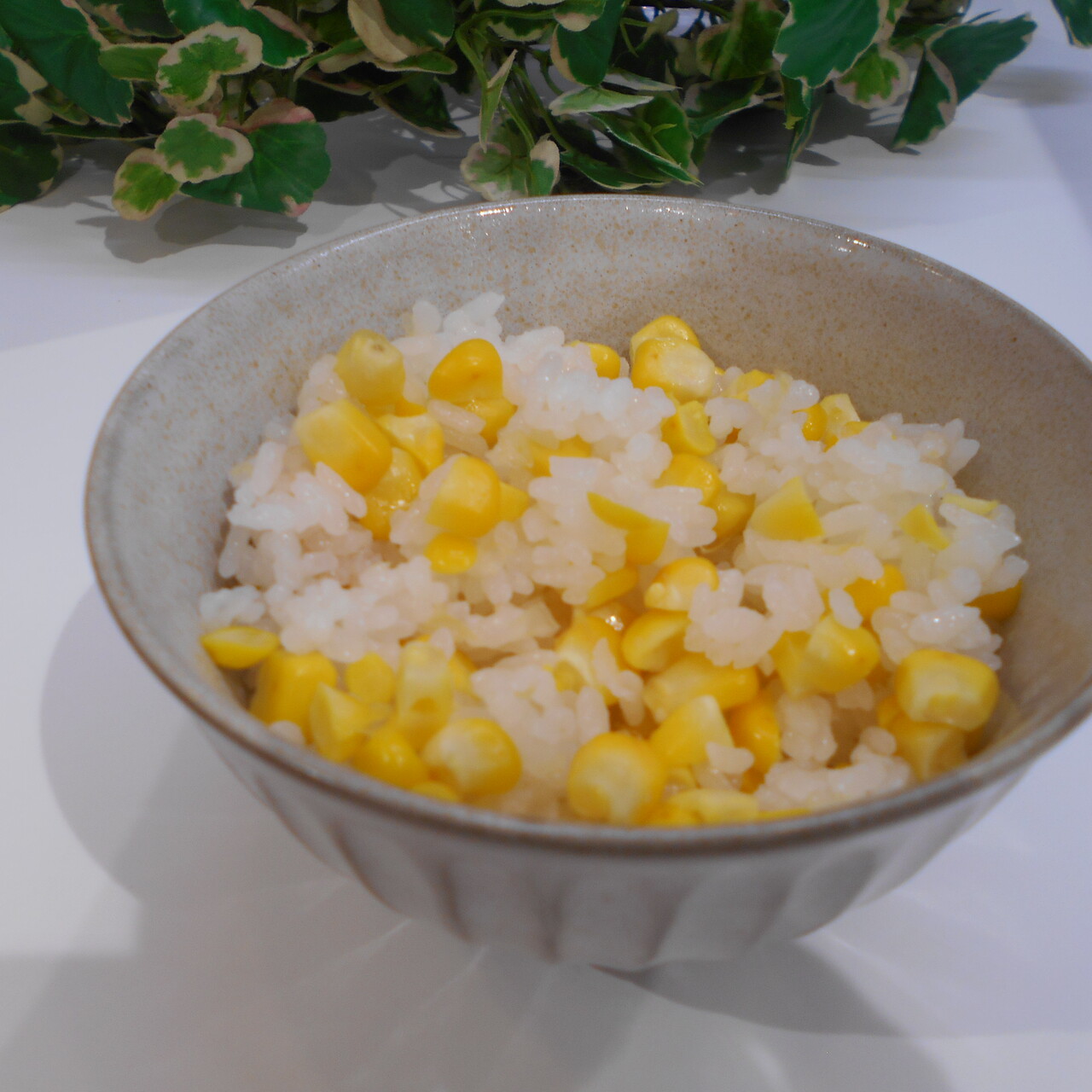 定番のとうもろこしご飯