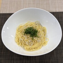 ちりめんと生姜の効いたパスタ
