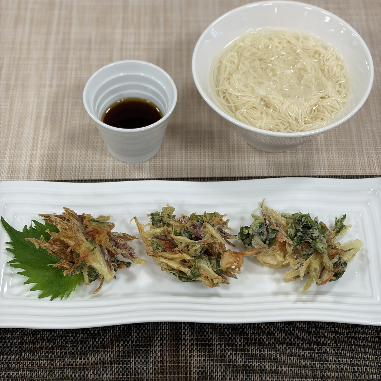 薬味のかき揚げ