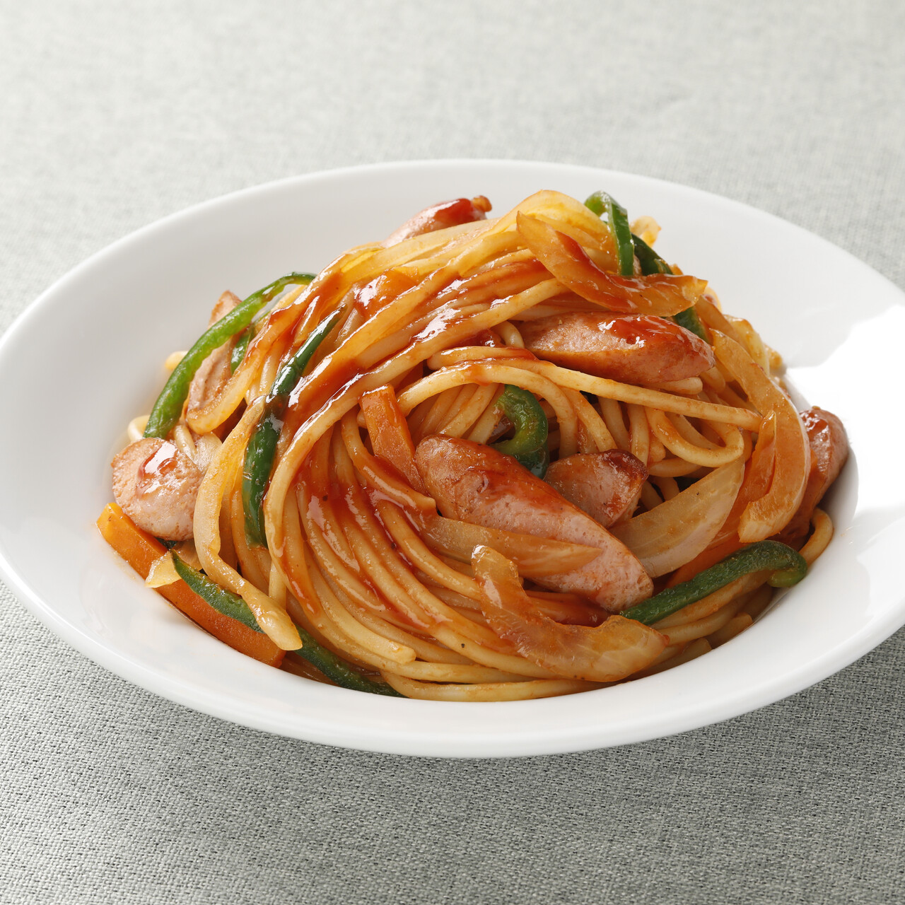 焼肉のたれで　ナポリタン