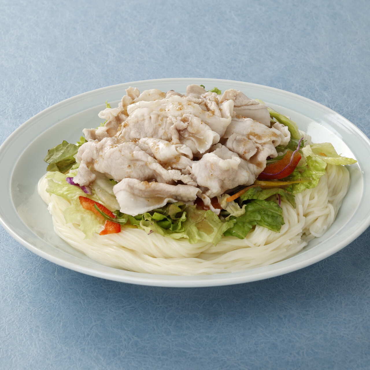 冷しゃぶサラダそうめん