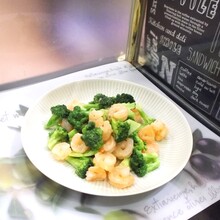 えびと ブロッコリーの香南塩だれ炒め