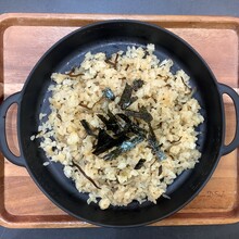 塩こんぶでカルシウムチャーハン